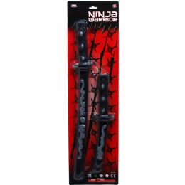 24 Wholesale 2 Piece Ninja Warrior Sword Set