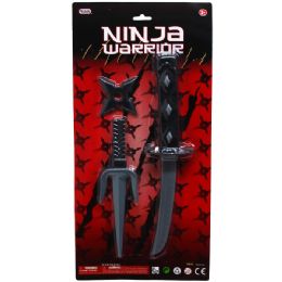 36 Wholesale Ninja Warrior Weapon Play Set