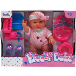 18 Wholesale 9" Baby Daisy & Care Play Set In Window Box