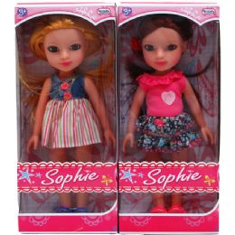 18 Pieces 12" Sophie Doll In Window Box - Dolls