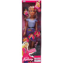 24 Wholesale Miss Andrea Doll With Accessories In Window Box