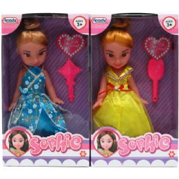 18 Wholesale 12" Sophie Doll W/beauty Accss In Window Box