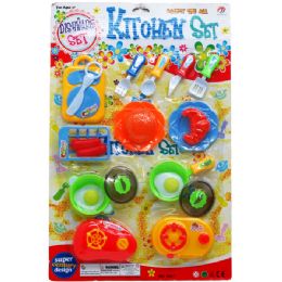 24 Wholesale 20pc Kitchen Play Set In Blister Card