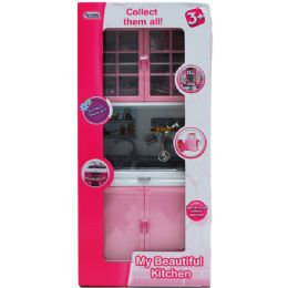 12 Pieces 13" My Beautiful Kitchen Sink W/light & Sound In Window Box - Toy Sets