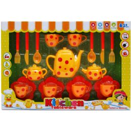 12 Wholesale 19pc Tea Play Set In Window Box