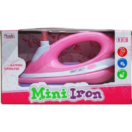 24 Wholesale 8.5" B/o Mini Toy Iron W/light & Sound In Window Box