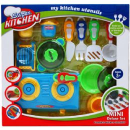 18 Wholesale 13pc Cooking Play Set In Window Box