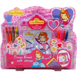 24 Wholesale 12pc Magnetic Drawing Play Set In Blister Card