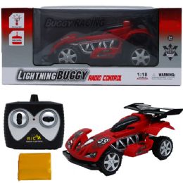 12 Wholesale 9.5" B/o R/c Lightning Buggy W/recharger In Window Box