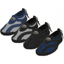 36 Units of Men's Wave Water Shoes In Assorted Colors - Men's Aqua Socks