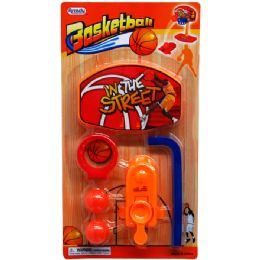72 Pieces Table Mini Basketball Game Set In Blister Card - Sports Toys