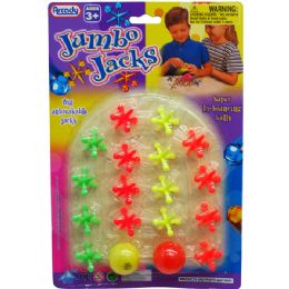 72 Wholesale Color Jumbo Jacks Play Set In Blister Card