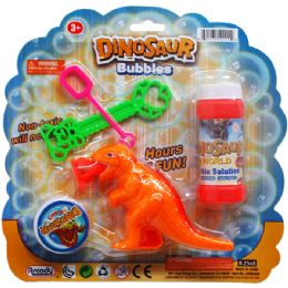 72 Wholesale 5 Inch Dinosaur Bubble Play Set