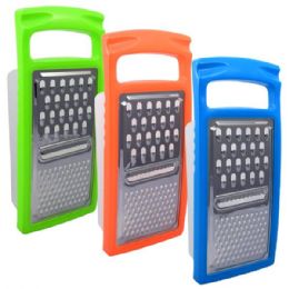 48 Wholesale Grater Multi Funtion Assorted Colors