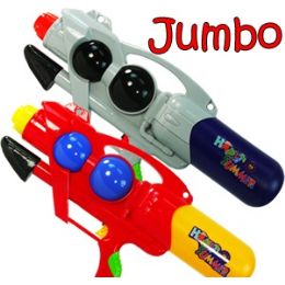 12 Pieces Jumbo Pump Action Water Guns - Water Guns