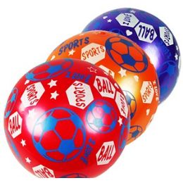 192 Bulk Inflatable Soccer Theme Bounce Balls