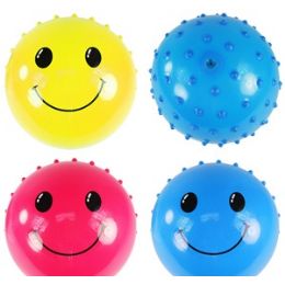 96 Wholesale Smiley Face Knobby Balls
