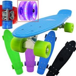 6 Pieces Skateboards With Led Wheels - Summer Toys