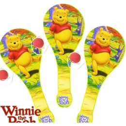 24 Pieces Disney's Winnie The Pooh Paddle Balls - Summer Toys