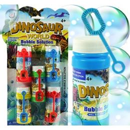 36 Wholesale Dinosaur Bubble Bottles 5 Pack