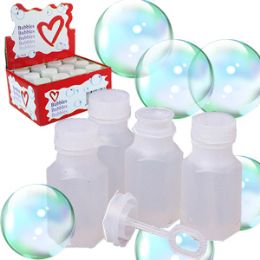 288 Wholesale Clear Mini Bubbles Bottles