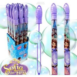 24 Wholesale Disney's Sofia The 1st Bubble Sticks.
