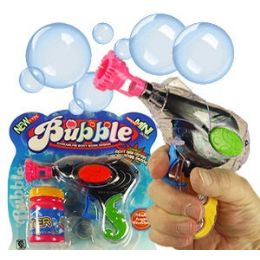 48 Pieces Friction Powered Bubble Guns. - Bubbles