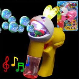 24 Wholesale Light Up Bunny Bubble Guns W/music