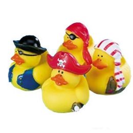 288 Pieces Vinyl Pirate Rubber Duckys. - Summer Toys