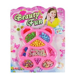 72 Pieces Beauty Fun Bear Bead Kits - Craft Beads