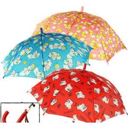 25 Wholesale Kid's Umbrellas W/whistles