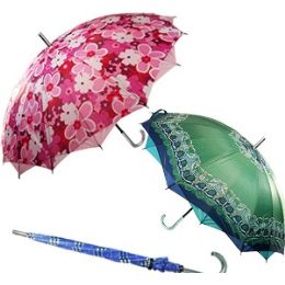 24 Wholesale Women's Double Canopy Umbrellas