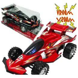 24 Wholesale Large Friction Powered Race Cars W/lights & Sound