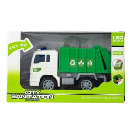 12 Wholesale Light Up Friction Powered City Sanitation Truck With Sound