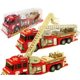 24 Wholesale Friction Powered Hook And Ladder Truck.