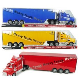 16 Wholesale Friction Powered Semi Trailers.