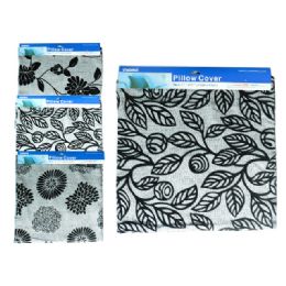 48 Wholesale Pillow Cover 43x43cm 4asst