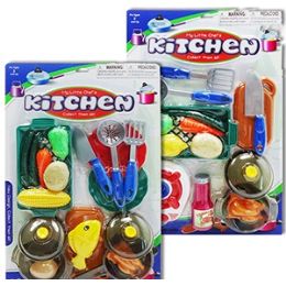 18 Pieces Little Chef Kitchen Sets - Girls Toys