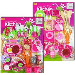 12 Wholesale 26 Piece Kitchen PlaysetS- Pink.