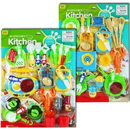 12 Pieces 26 Piece Kitchen Playsets - Green. - Girls Toys