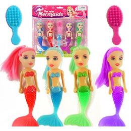 48 Pieces 6 Piece Mermaid Doll Playsets. - Dolls