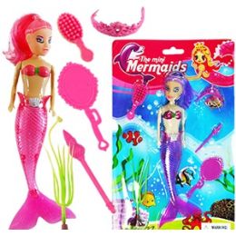 96 Pieces Mini Mermaids Playsets - Dolls