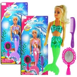 36 Pieces Mermaid Doll Playsets - Dolls