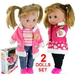 8 Wholesale 2 Piece Andrea & Friends Dolls.
