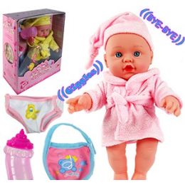 12 Wholesale Talking Grown Girl Bath Baby Dolls