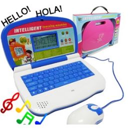 16 Pieces BI-Lingual Learning Laptop. - Educational Toys