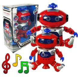 24 Pieces Red Dancing Robots - Action Figures & Robots