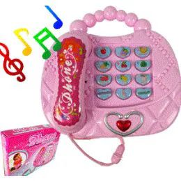 36 Pieces Musical Purse Learning Phones - Girls Toys