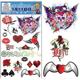 200 Wholesale Gothic Temporary Tattoos