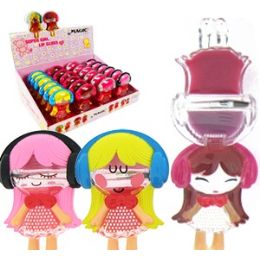 72 Wholesale Super Girl Lip Gloss Palettes